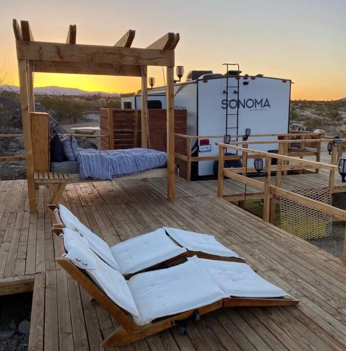 JTHAVN Joshua Tree Desert RV Stargazing Exterior foto